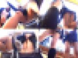 マン肉ハミ出し激エロTバック●Kちゃん＆Hなシミが付いた美少女●Kちゃん！2名様ご来店です！