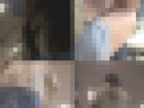 【完全新作】カップルの可愛い娘、ミニデニムスカートから形の良いお尻が見えちゃっています。。