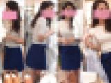 新フルHD高画質パンチラ逆さ撮り200　超絶エロカワギャル店員さんのテカテカホワイトパンティー！！