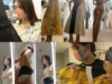 【H◎M 店内着替え vol.21】スタイルの抜群モデル美女の最強突き出し尻と顔と体のギャップがすごい美女。