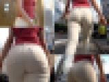 【ピッタリジーンズが大好き】☆パイスラお姉さんの美尻フォルム!!!
