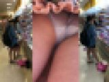 ★再販品　お嬢さんの逆さパンチラ動画　０２５