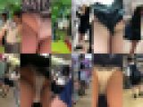 ★再販品　４人のJK風の逆さパンチラ動画　０６７