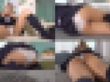 JK制服のままパンツ濡らして、いやらしいシミができちゃうパンチラ娘（1）
