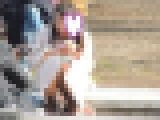 お座りお姉さん発見！！（ＦＨＤ）大変です！！パンツが見えてますよ２７