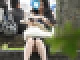 お座りお姉さん発見！！（ＦＨＤ）大変です！！パンツが見えてますよ５５