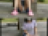 【ﾊﾟﾝﾁﾗ】炉利ぱんつ撮影バレました…。&　人前でオナニー【○学生】撮影バレる前の未公開問題シーン