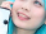 コスプレイヤーの顔面アップ035
