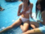 プールの水着少女⑥