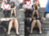 お座りお姉さん発見！！（ＦＨＤ）大変です！！パンツが見えてますよ１４８